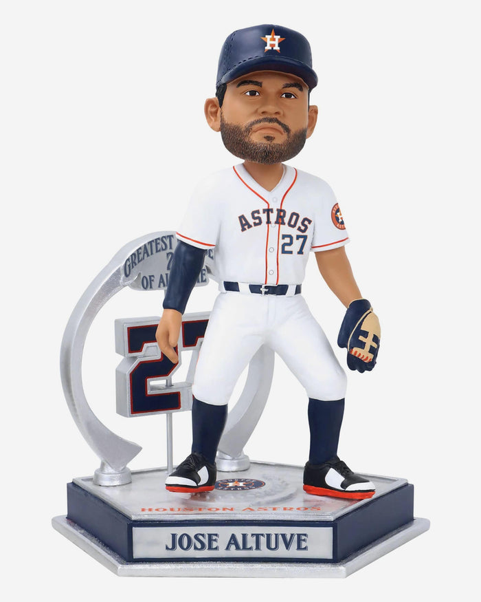 Jose Altuve Houston Astros Legendary Number 27 Bobblehead FOCO - FOCO.com