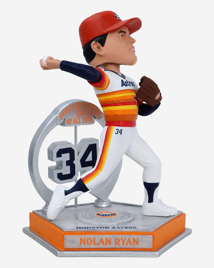 Nolan Ryan Houston Astros Legendary Number 34 Bobblehead FOCO - FOCO.com