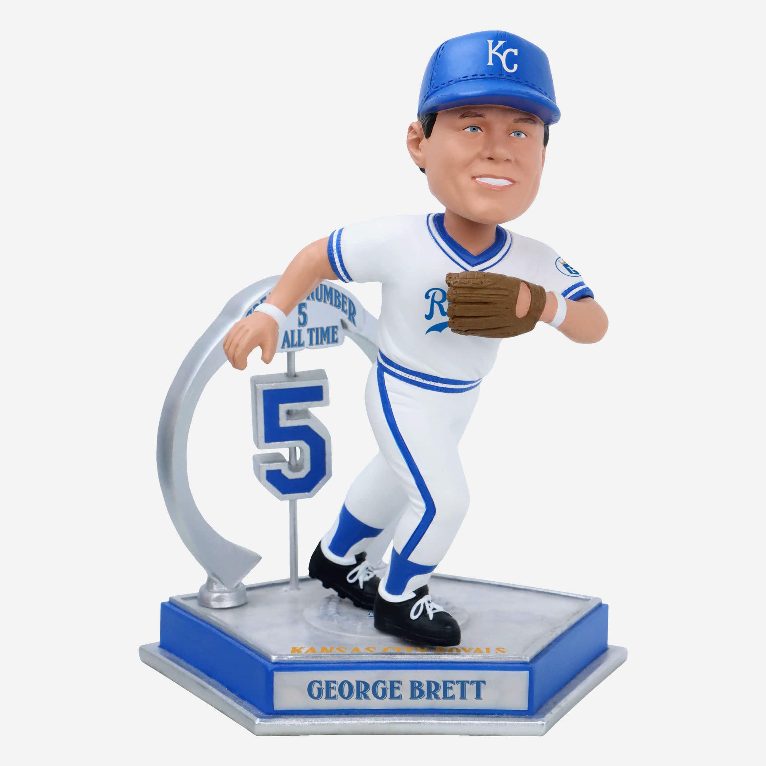 George Brett Kansas City Royals Legendary Number 5 Bobblehead FOCO