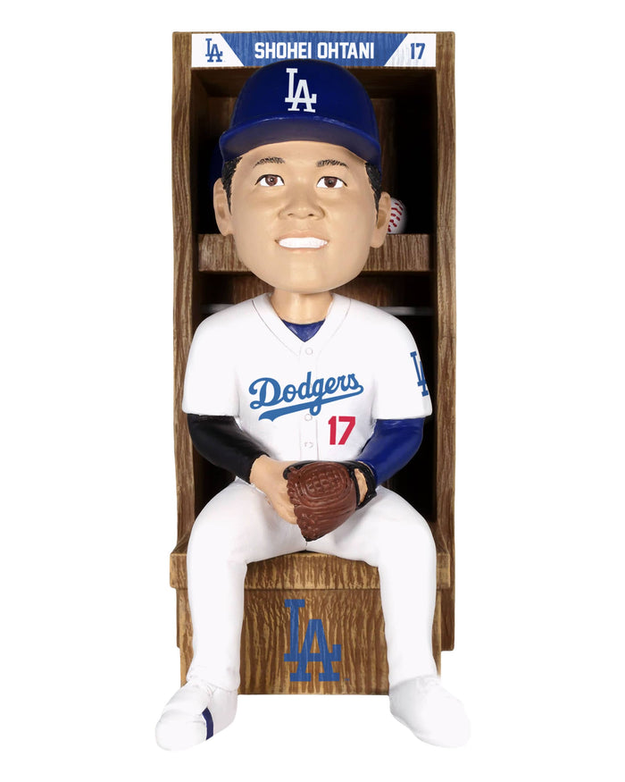 Shohei Ohtani Los Angeles Dodgers Locker Room Bobblehead FOCO - FOCO.com