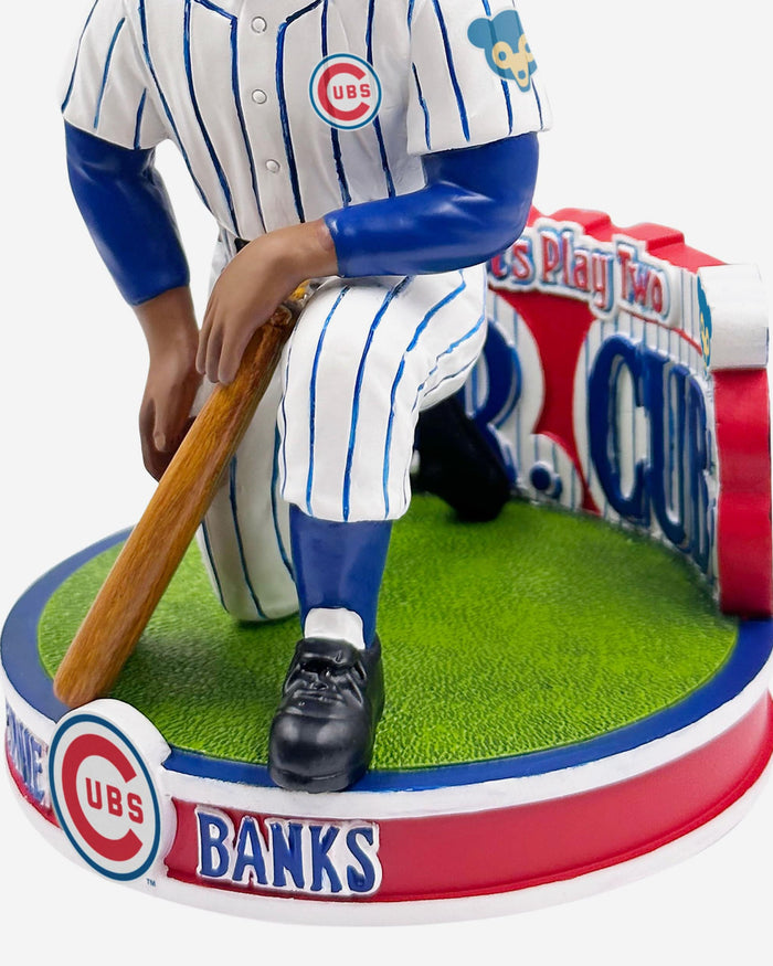 Ernie Banks Chicago Cubs Lets Play Two Bobblehead FOCO - FOCO.com