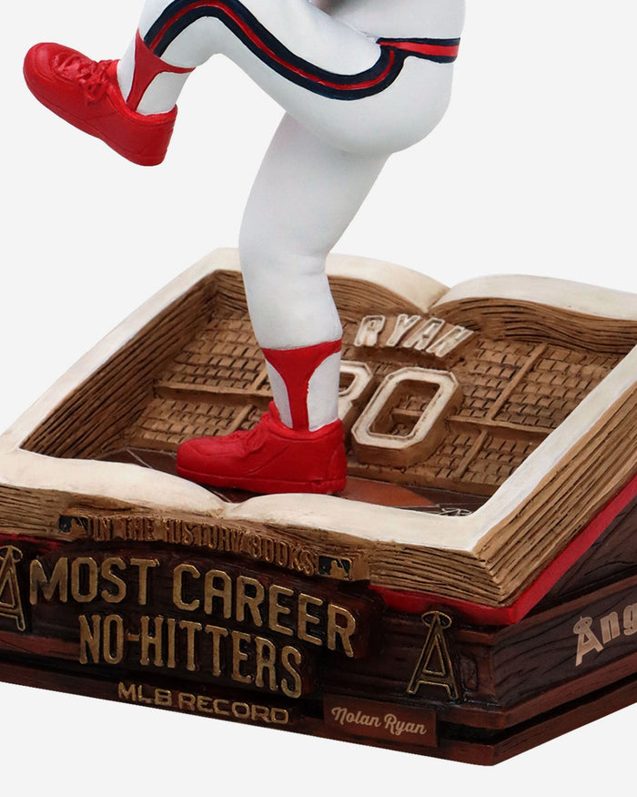 Nolan Ryan Los Angeles Angels All-Time Career No-Hitters Record Book Bobblehead FOCO - FOCO.com