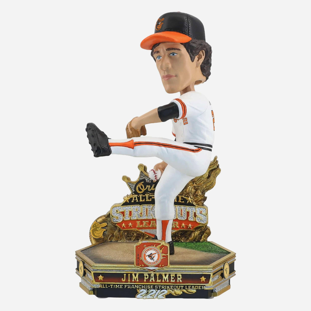 Jim Palmer Baltimore Orioles All-Time Franchise Strikeout Record Bobblehead FOCO - FOCO.com