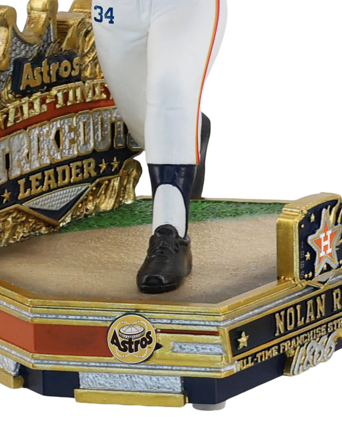 Nolan Ryan Houston Astros All-Time Franchise Strikeouts Leader Bobblehead FOCO - FOCO.com