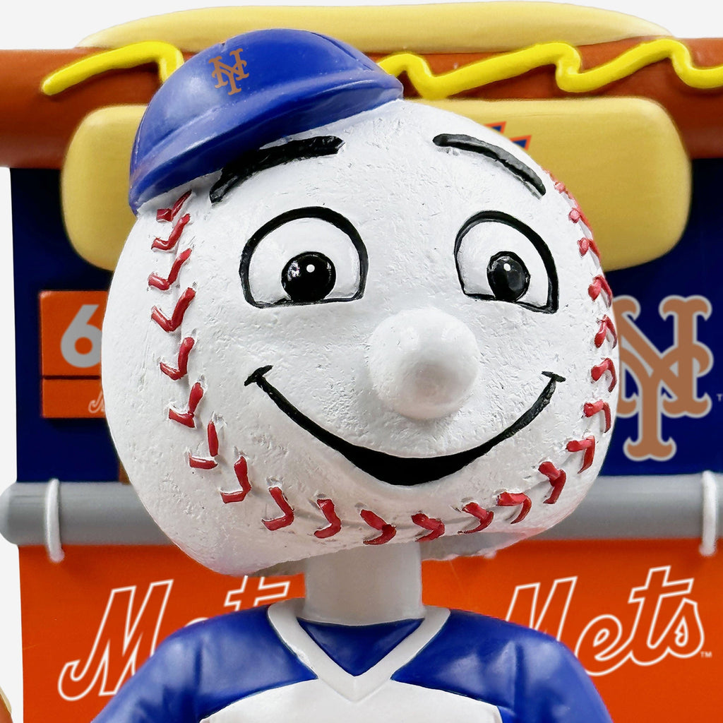 Mr Met New York Mets Hot Dog Eating Contest Mascot Bobblehead FOCO