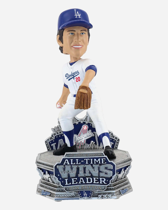 Don Sutton Los Angeles Dodgers All-Time Franchise Wins Bobblehead FOCO - FOCO.com