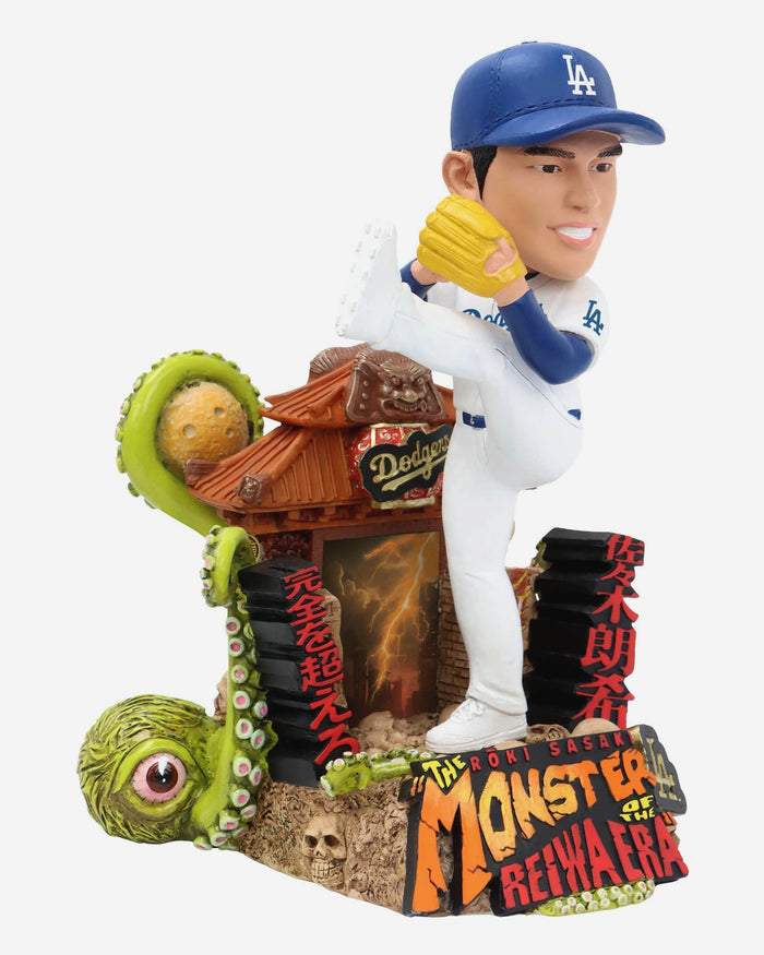 Roki Sasaki Los Angeles Dodgers Nickname Bobblehead FOCO - FOCO.com