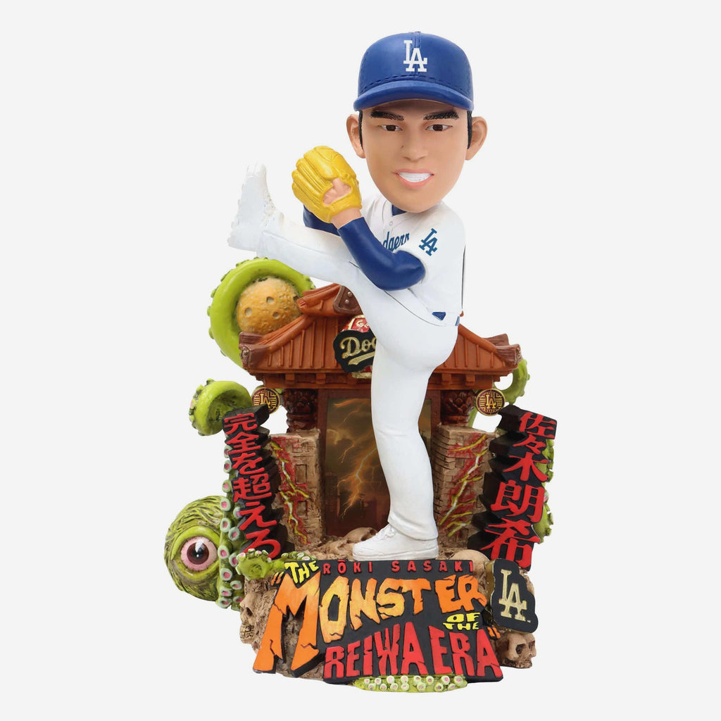 Roki Sasaki Los Angeles Dodgers Nickname Bobblehead FOCO - FOCO.com