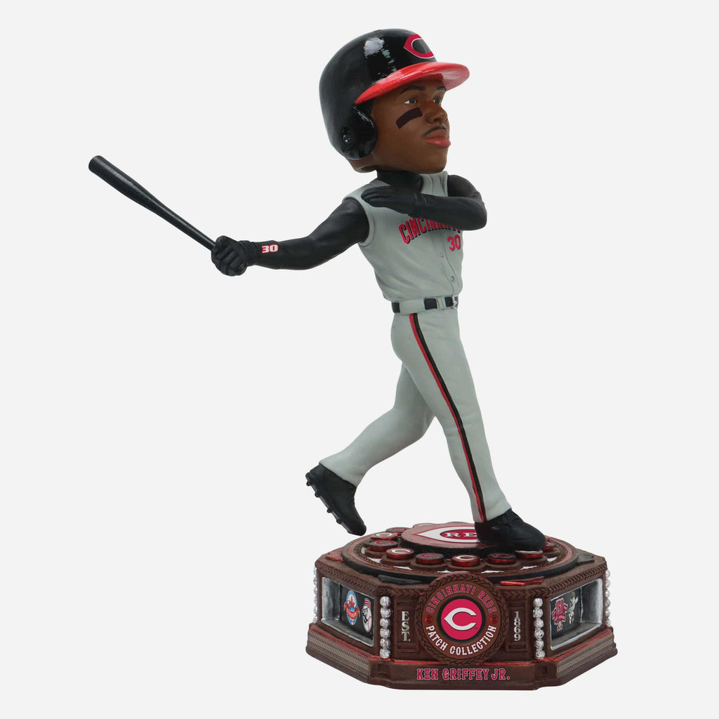 Ken Griffey Jr Cincinnati Reds Patch Collection Bobblehead FOCO - FOCO.com