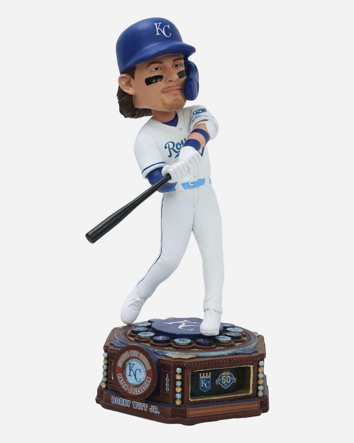 Bobby Witt Jr Kansas City Royals Patch Collection Bobblehead FOCO - FOCO.com