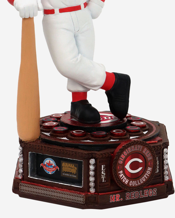 Mr Redlegs Cincinnati Reds Patch Collection Mascot Bobblehead FOCO - FOCO.com