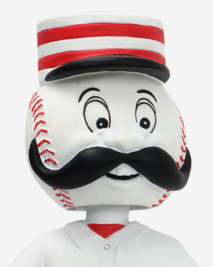 Mr Redlegs Cincinnati Reds Patch Collection Mascot Bobblehead FOCO - FOCO.com