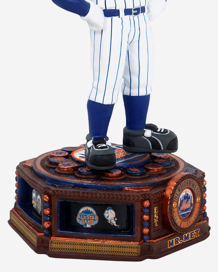 Mr Met New York Mets Patch Collection Mascot Bobblehead FOCO - FOCO.com