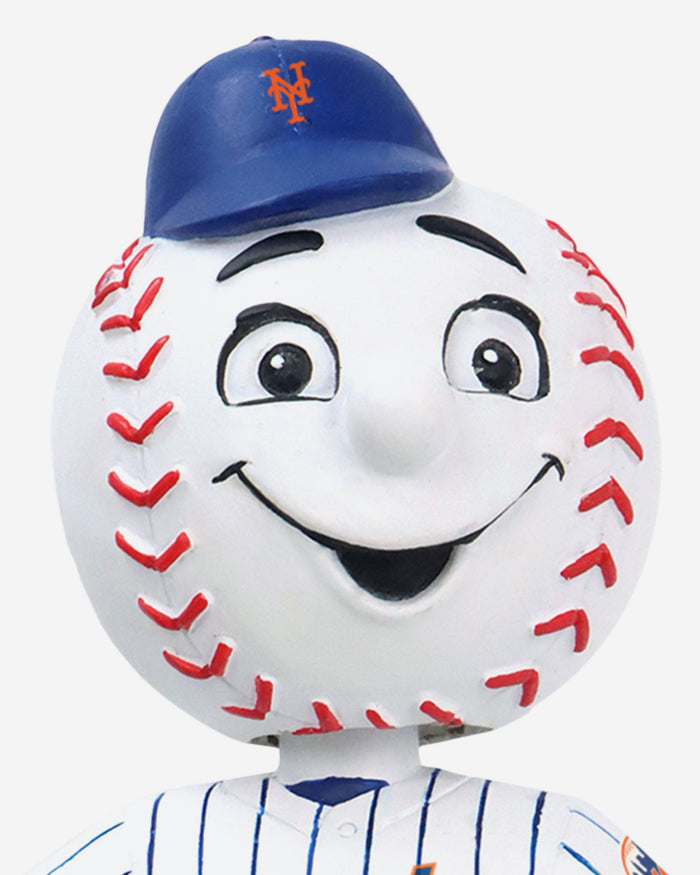 Mr Met New York Mets Patch Collection Mascot Bobblehead FOCO - FOCO.com