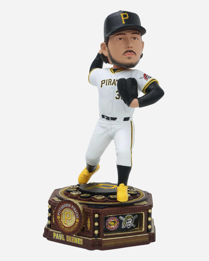 Paul Skenes Pittsburgh Pirates Patch Collection Bobblehead FOCO - FOCO.com