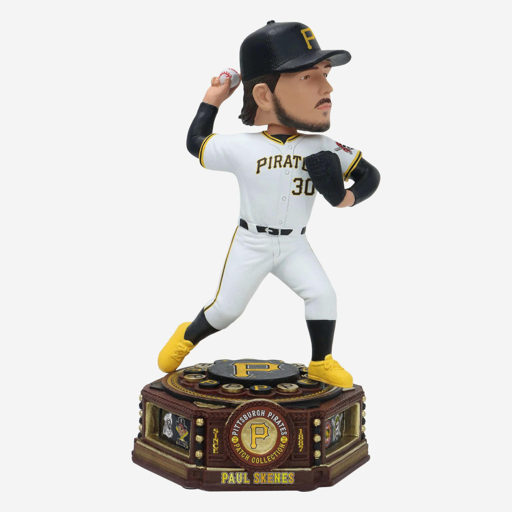 Paul Skenes Pittsburgh Pirates Patch Collection Bobblehead FOCO - FOCO.com