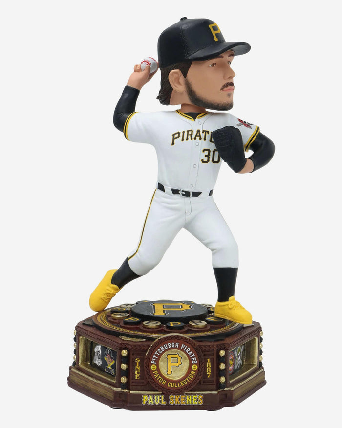 Paul Skenes Pittsburgh Pirates Patch Collection Bobblehead FOCO - FOCO.com