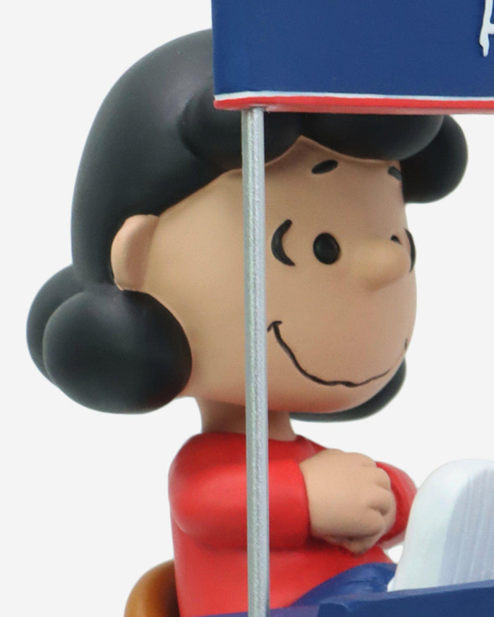 Chicago Cubs Lucy & Charlie Brown Peanuts Psychiatry Stand Dual Bobblehead FOCO - FOCO.com