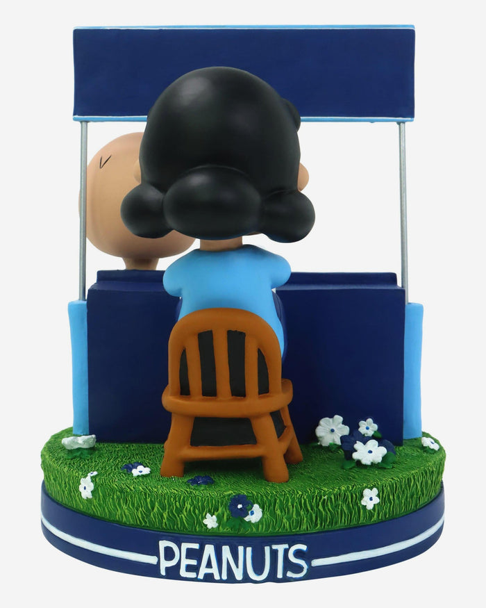 Kansas City Royals Lucy & Charlie Brown Peanuts Psychiatry Stand Dual Bobblehead FOCO - FOCO.com