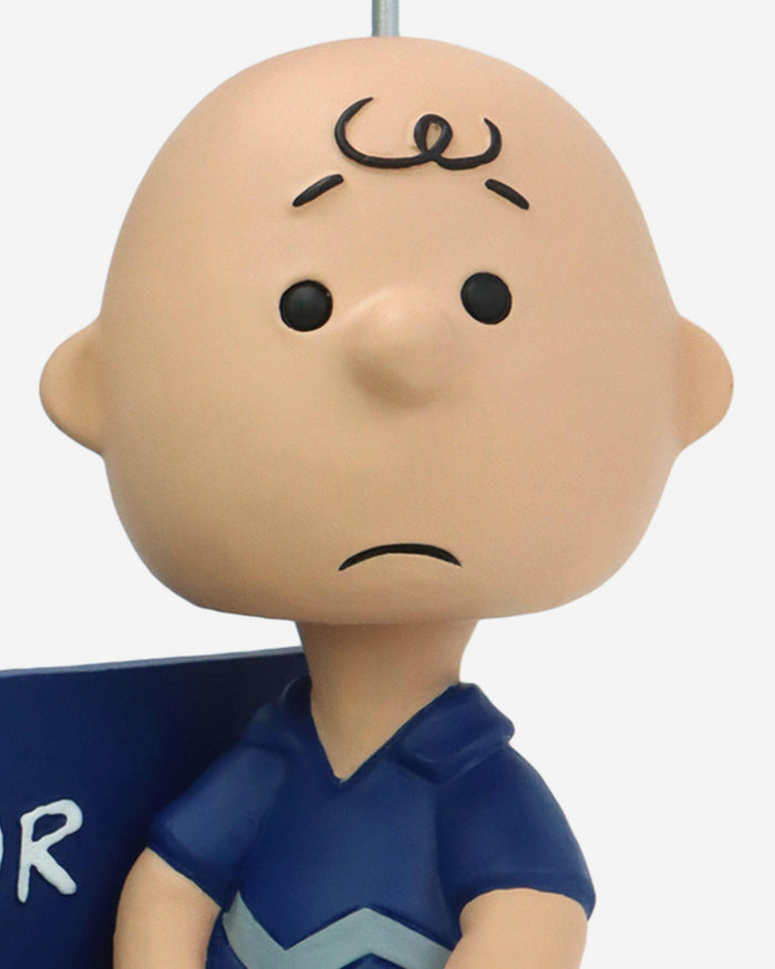 Los Angeles Dodgers Lucy & Charlie Brown Peanuts Psychiatry Stand Dual Bobblehead FOCO - FOCO.com