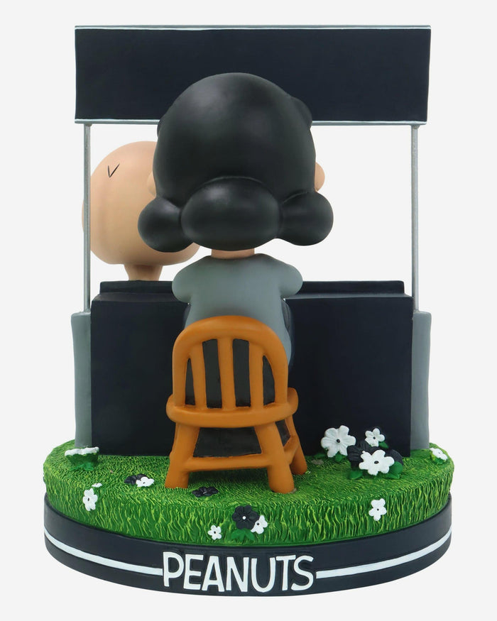 New York Yankees Lucy & Charlie Brown Peanuts Psychiatry Stand Dual Bobblehead FOCO - FOCO.com