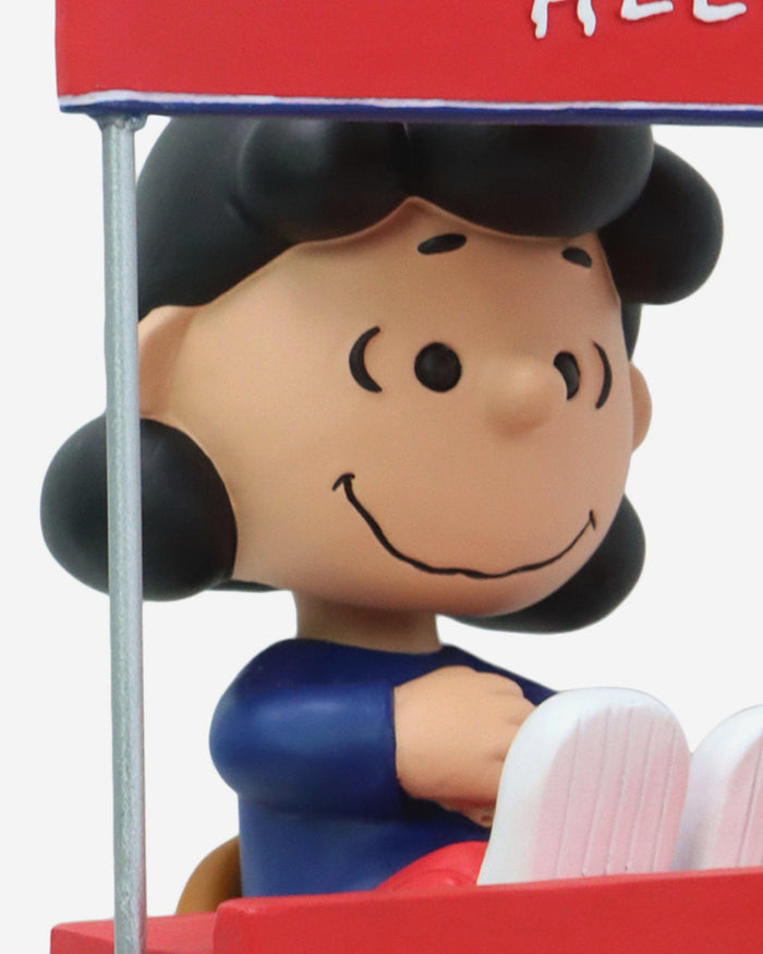 Philadelphia Phillies Lucy & Charlie Brown Peanuts Psychiatry Stand Dual Bobblehead FOCO - FOCO.com