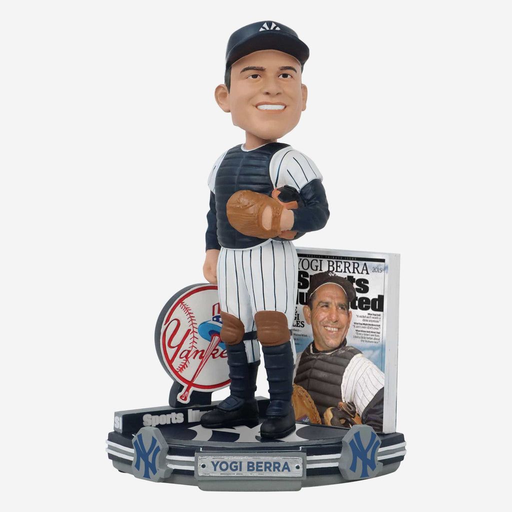Yogi Berra New York Yankees Sports Illustrated Cover Bobblehead FOCO - FOCO.com