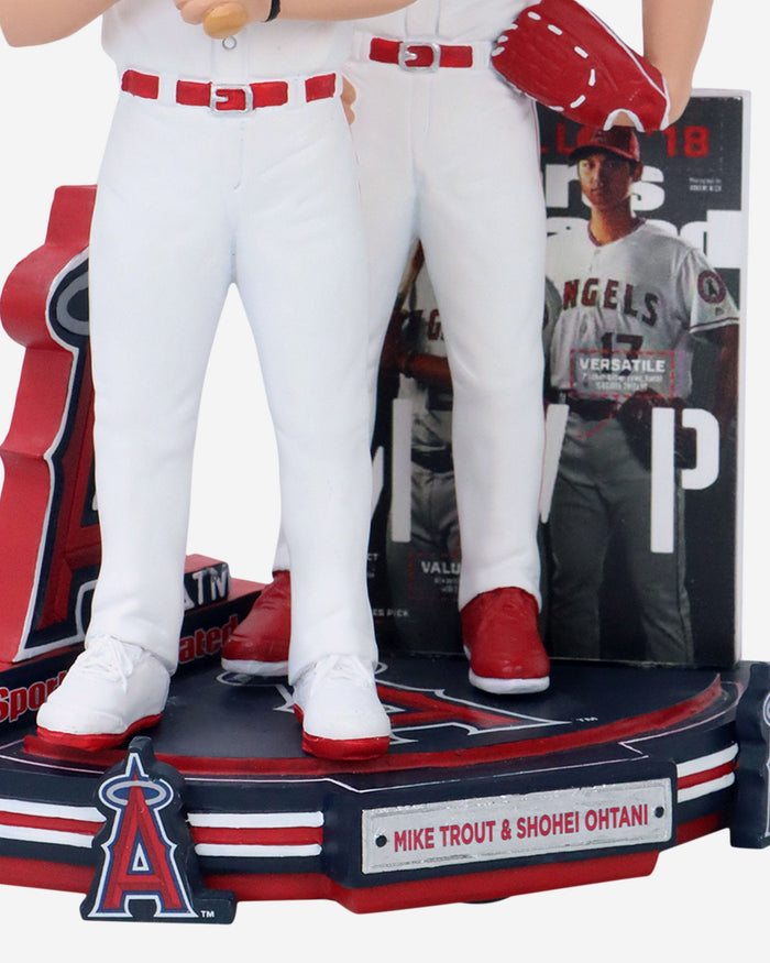 Mike Trout & Shohei Ohtani Los Angeles Angels MVP Sports Illustrated Cover Bobblehead FOCO - FOCO.com