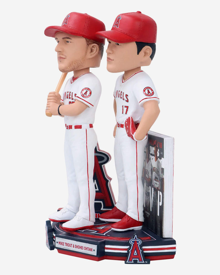 Mike Trout & Shohei Ohtani Los Angeles Angels MVP Sports Illustrated Cover Bobblehead FOCO - FOCO.com
