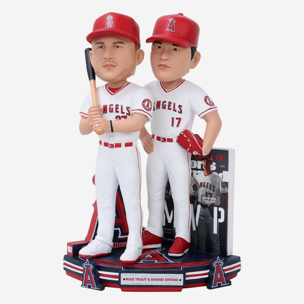 Mike Trout & Shohei Ohtani Los Angeles Angels MVP Sports Illustrated Cover Bobblehead FOCO - FOCO.com