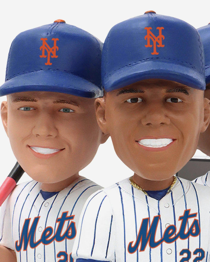 Pete Alonso & Juan Soto & Francisco Lindor New York Mets The Mets Collection Sports Illustrated Cover Bobblehead FOCO - FOCO.com