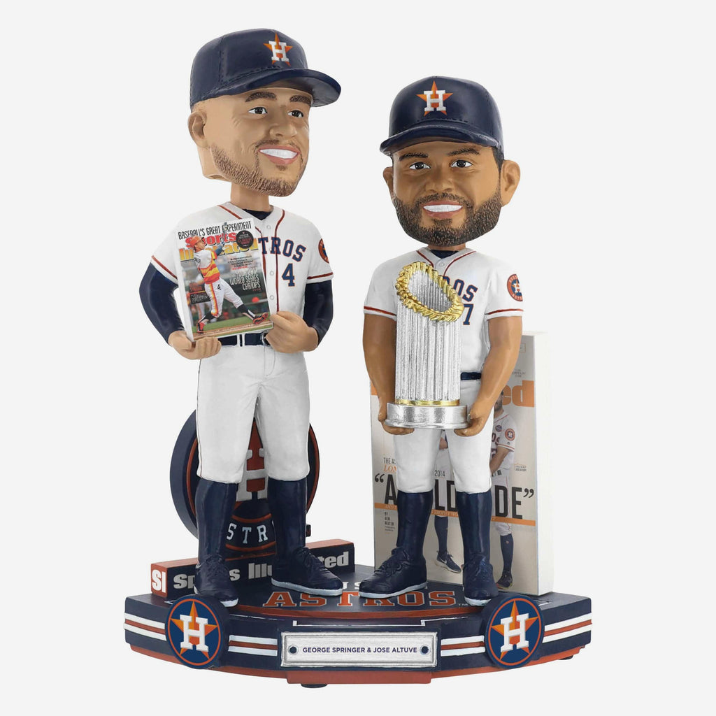 George Springer & Jose Altuve Houston Astros A Wild Ride Sports Illustrated Cover Bobblehead FOCO - FOCO.com