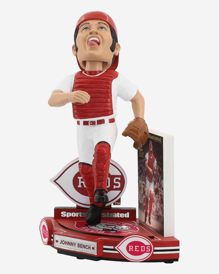 Johnny Bench Cincinnati Reds Cincinnatis Big Red Machine Sports Illustrated Cover Bobblehead FOCO - FOCO.com
