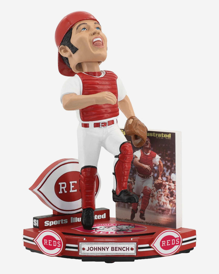 Johnny Bench Cincinnati Reds Cincinnatis Big Red Machine Sports Illustrated Cover Bobblehead FOCO - FOCO.com