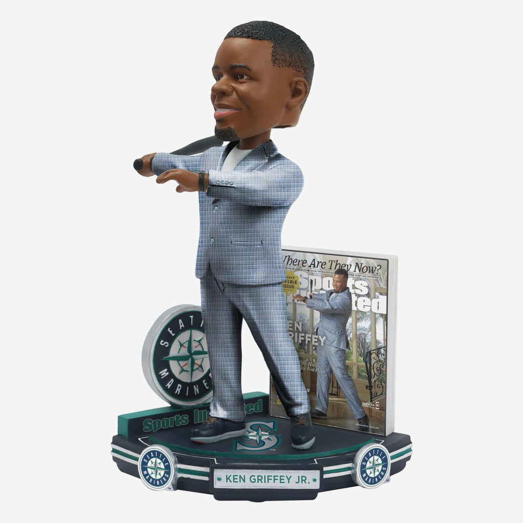 Ken Griffey Jr Seattle Mariners Where are they Now Sports Illustrated Cover Bobblehead FOCO - FOCO.com