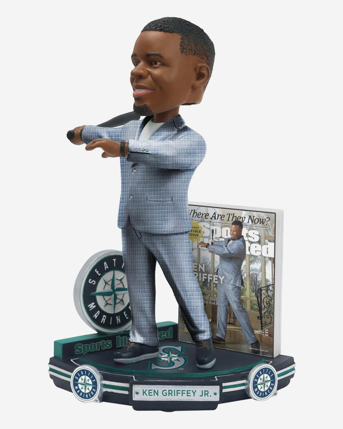 Ken Griffey Jr Seattle Mariners Where are they Now Sports Illustrated Cover Bobblehead FOCO - FOCO.com