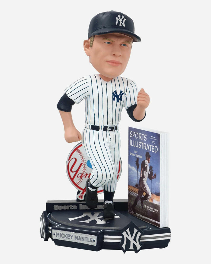 Mickey Mantle New York Yankees Spring Training Sports Illustrated Cover Bobblehead FOCO - FOCO.com