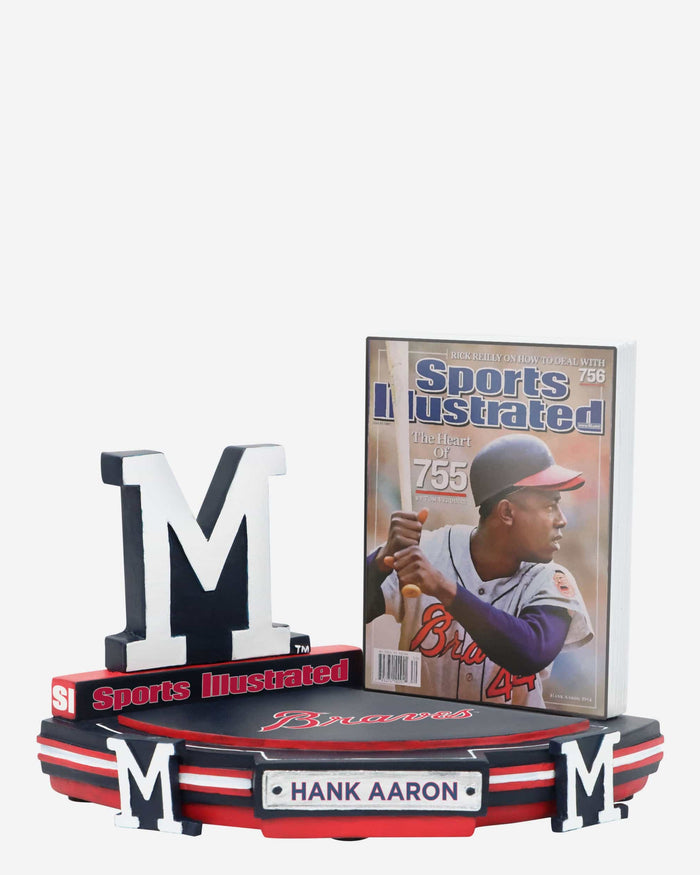 Hank Aaron Milwaukee Braves The Heart of 755 Sports Illustrated Cover Bobblehead FOCO - FOCO.com