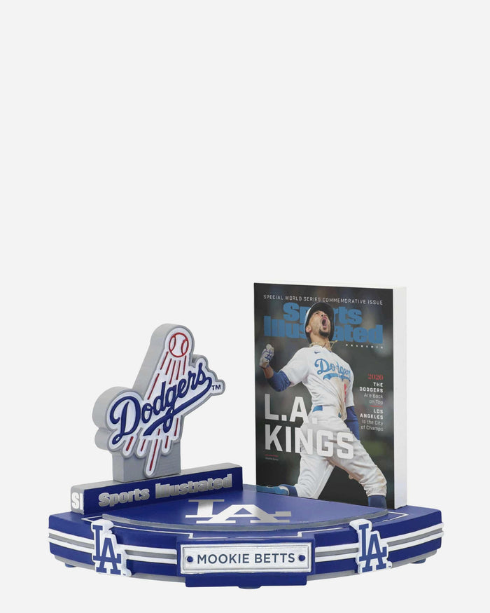 Mookie Betts Los Angeles Dodgers LA Kings 2020 World Series Commemorative Sports Illustrated Cover Bobblehead FOCO - FOCO.com
