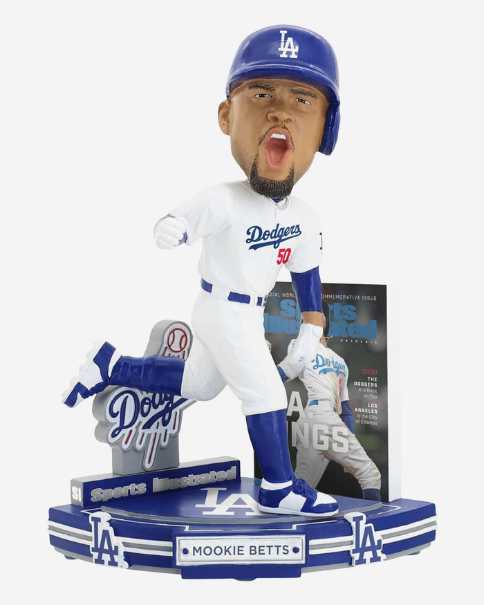 Mookie Betts Los Angeles Dodgers LA Kings 2020 World Series Commemorative Sports Illustrated Cover Bobblehead FOCO - FOCO.com
