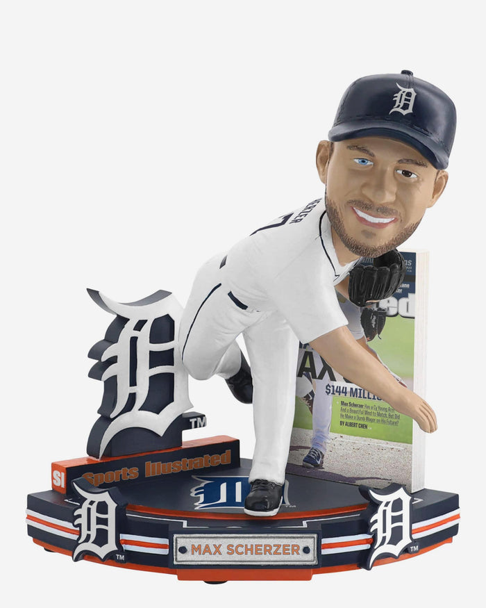 Max Scherzer Detroit Tigers Mad Max Sports Illustrated Cover Bobblehead FOCO - FOCO.com