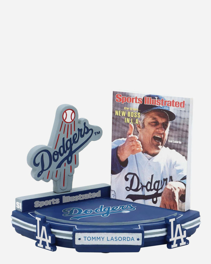 Tommy Lasorda Los Angeles Dodgers New Boss In LA Sports Illustrated Cover Bobblehead FOCO - FOCO.com