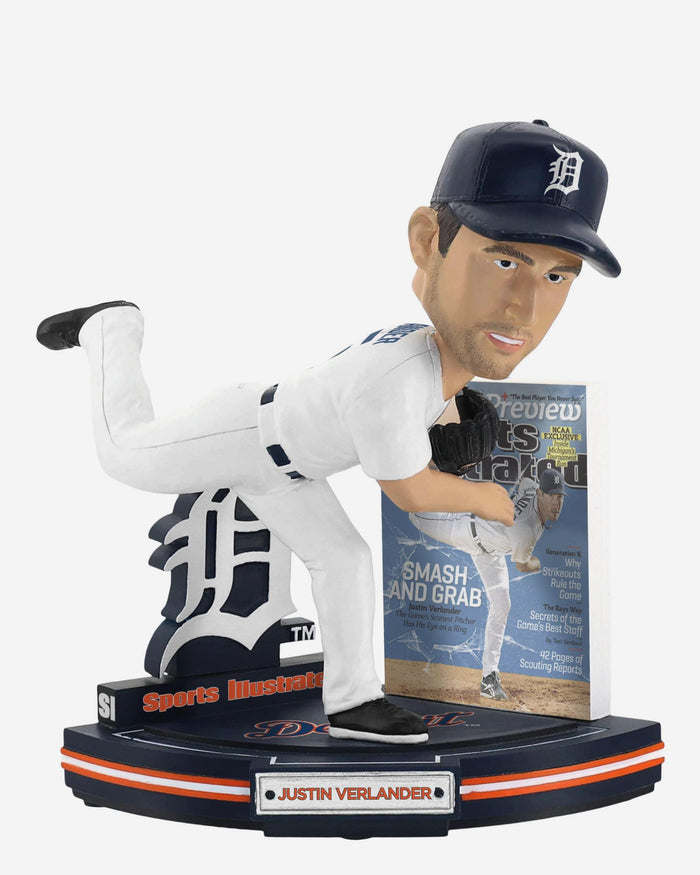 Justin Verlander Detroit Tigers Smash & Grab Sports Illustrated Cover Bobblehead FOCO - FOCO.com