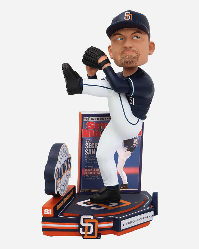 Trevor Hoffman San Diego Padres Sports Illustrated Cover Bobblehead FOCO - FOCO.com