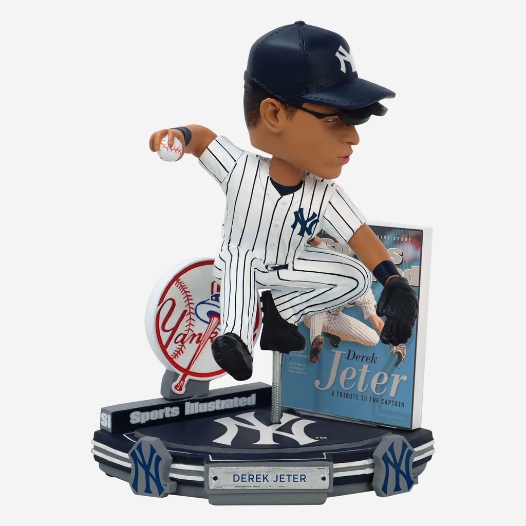 Derek Jeter New York Yankees A Tribute To The Captain Sports Illustrated Cover Bobblehead FOCO - FOCO.com