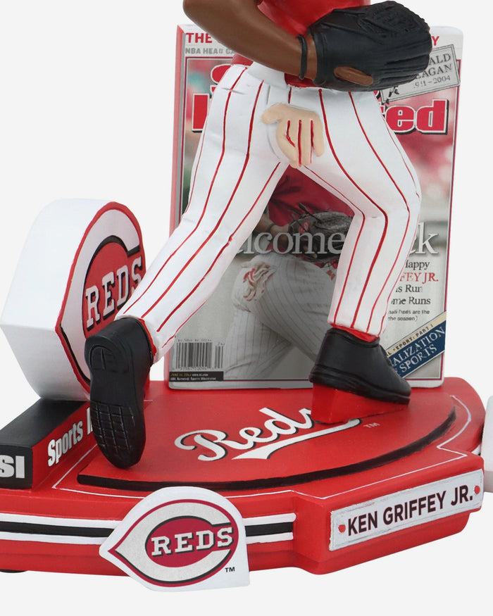 Ken Griffey Jr Cincinnati Reds Welcome Back Sports Illustrated Cover Bobblehead FOCO - FOCO.com