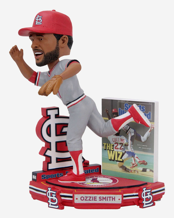 Ozzie Smith St Louis Cardinals The Wiz Sports Illustrated Cover Bobblehead FOCO - FOCO.com