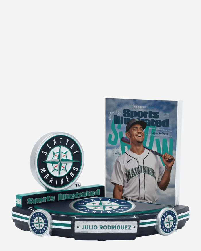 Julio Rodriguez Seattle Mariners Welcome To The Show Sports Illustrated Cover Bobblehead FOCO - FOCO.com