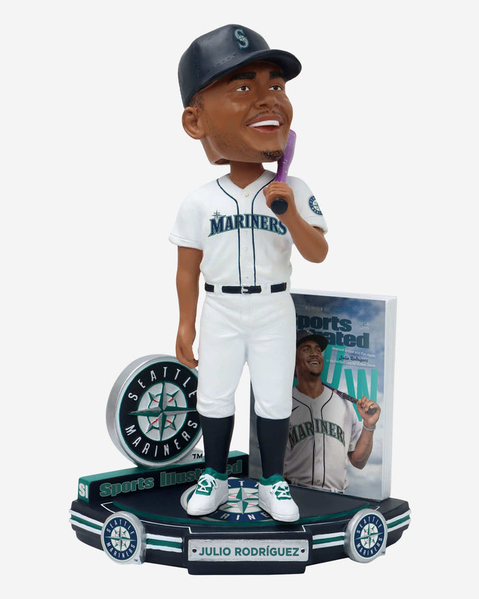 Julio Rodriguez Seattle Mariners Welcome To The Show Sports Illustrated Cover Bobblehead FOCO - FOCO.com