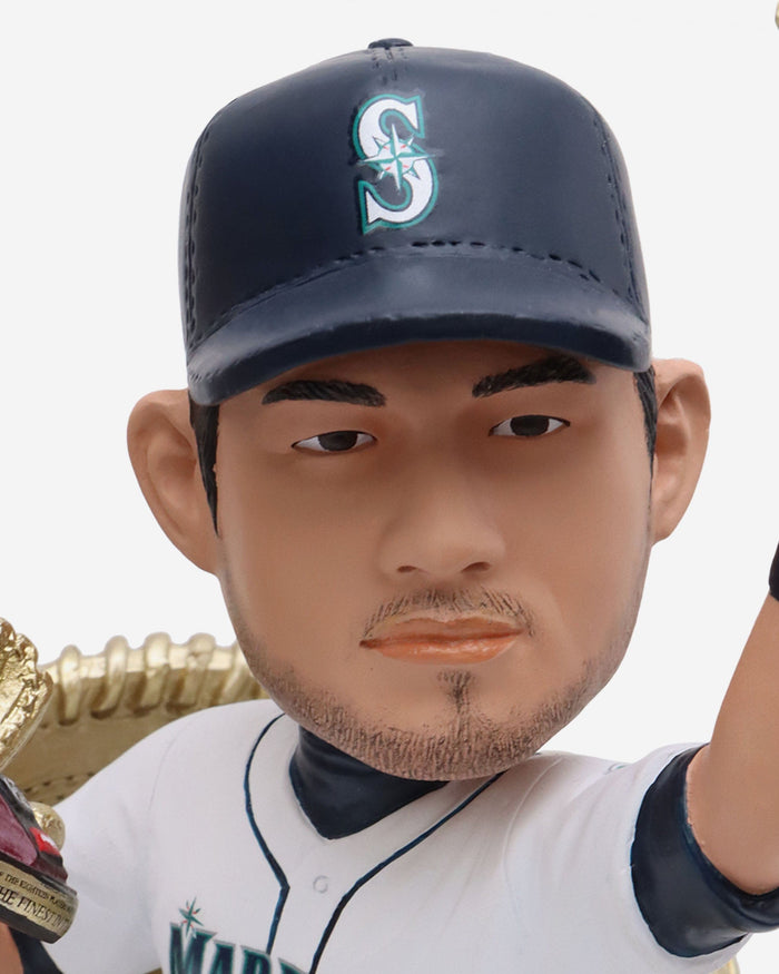 Ichiro Suzuki Seattle Mariners 10x Gold Glove Award Bobblehead FOCO